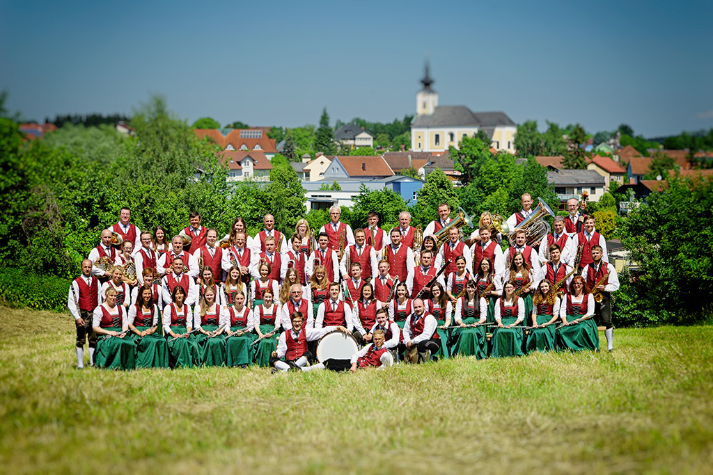 Fotoshooting Musikkapelle